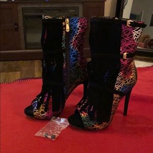Women’s Multi colored booties